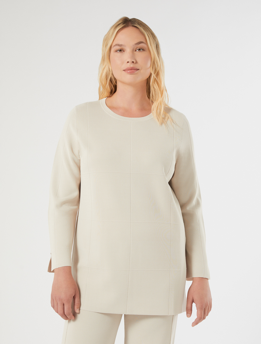 Viscose sweater - ECRU - Marina Rinaldi - 3