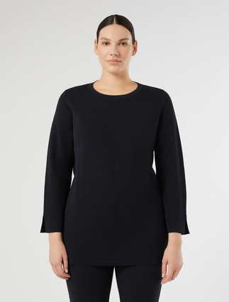 Pullover aus Viskose - NACHTBLAU