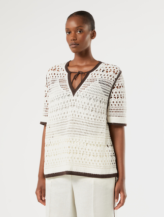Cotton sweater - IVORY