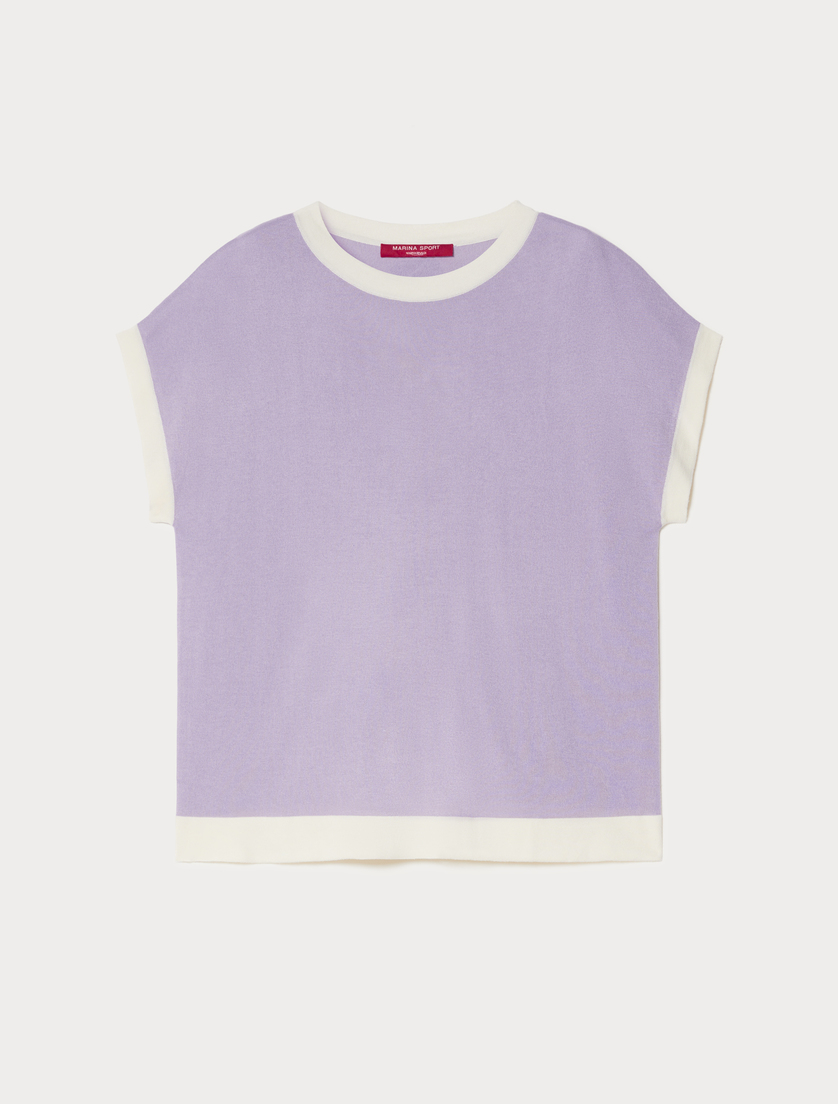 Maglia in seta e cachemire - LILLA - Marina Rinaldi