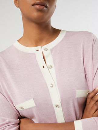 Silk and cashmere sweater - PINK - Marina Rinaldi - 5