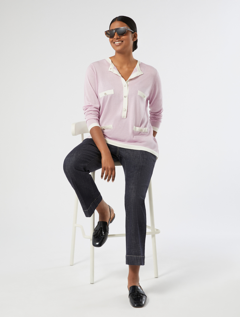 Silk and cashmere sweater - Marina Rinaldi