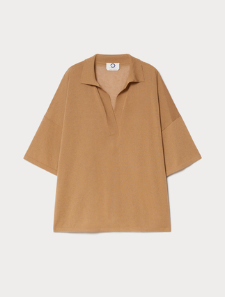 Viscose crepe sweater - Marina Rinaldi