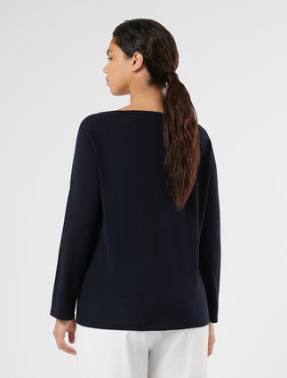 Wool sweater - MIDNIGHTBLUE - Marina Rinaldi - 4