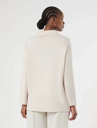 Wool sweater - ECRU - Marina Rinaldi - 4