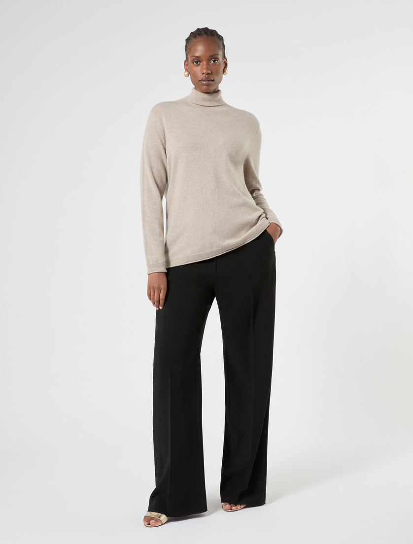 Pure cashmere polo-neck jumper - Marina Rinaldi