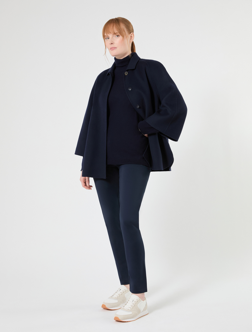 Pure cashmere polo-neck jumper - MIDNIGHTBLUE - Marina Rinaldi - 2