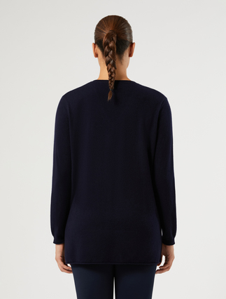 Pure cashmere jumper - MIDNIGHTBLUE - Marina Rinaldi - 4