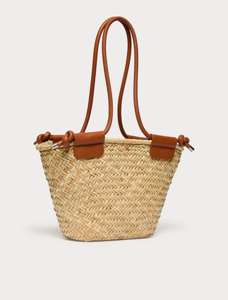 Słomiana torba shopper - NATURALNY - Marina Rinaldi - 2