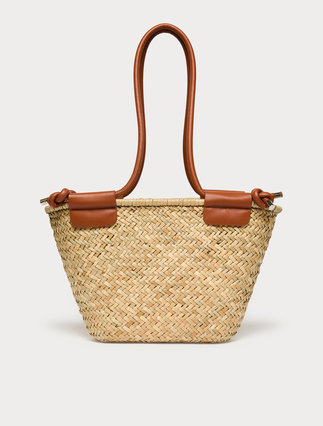 Słomiana torba shopper - NATURALNY - Marina Rinaldi - 3