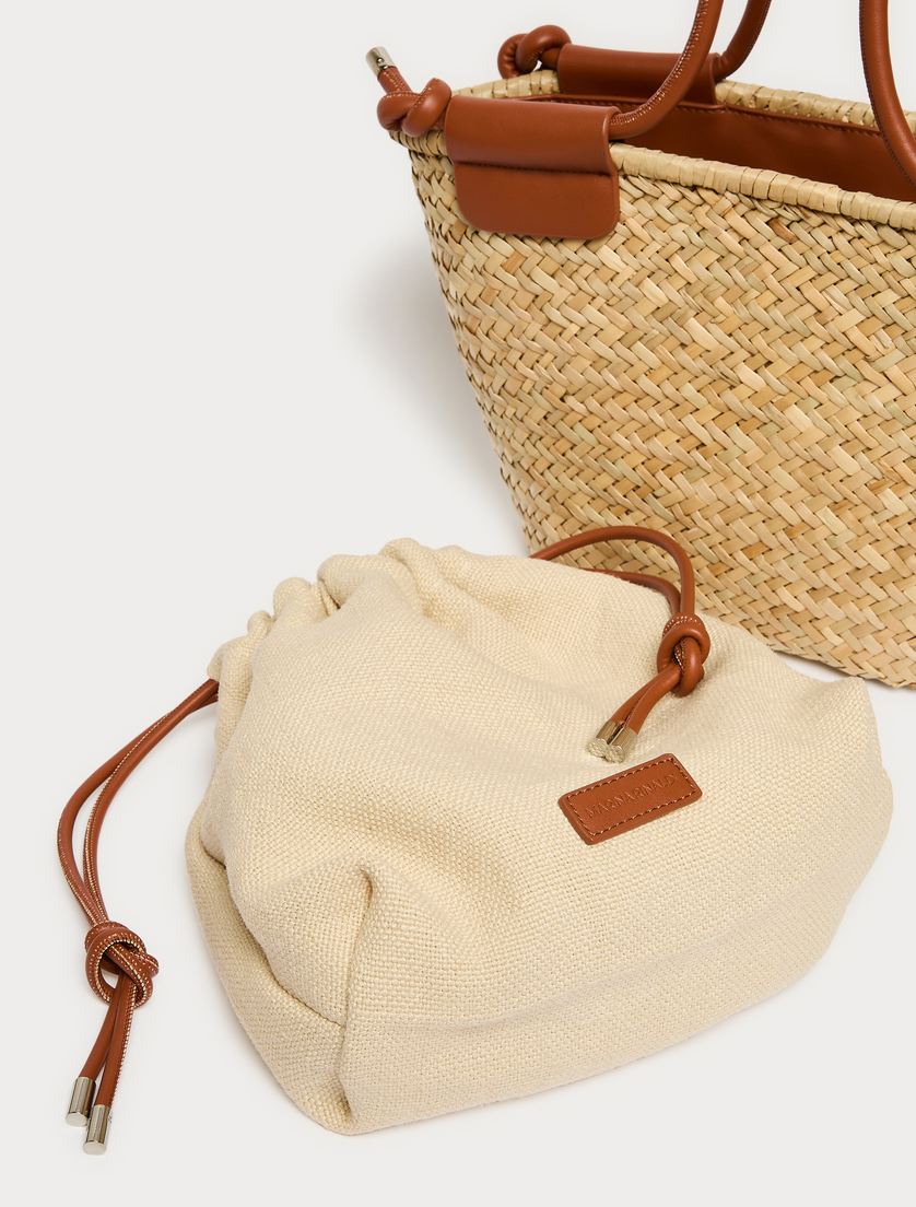 Shopper aus Stroh - NATURAL - Marina Rinaldi - 4