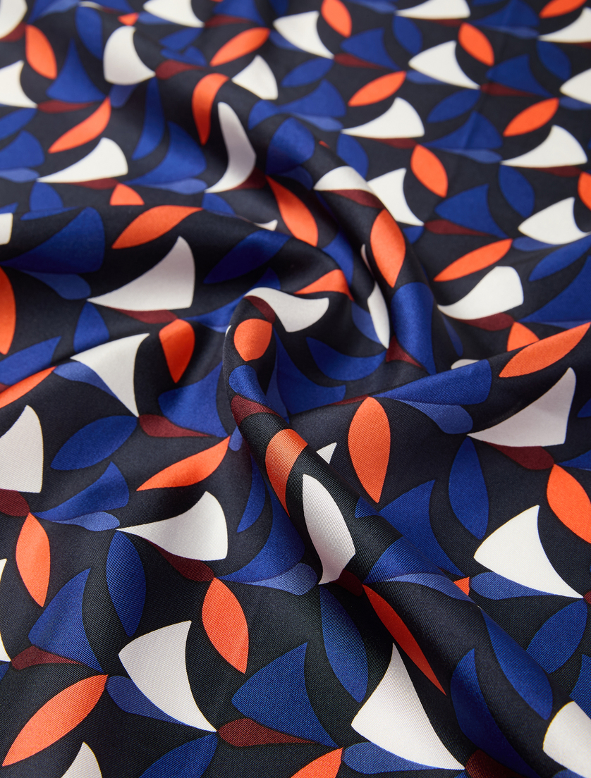 Silk scarf - CORNFLOWER BLUE - Marina Rinaldi - 2