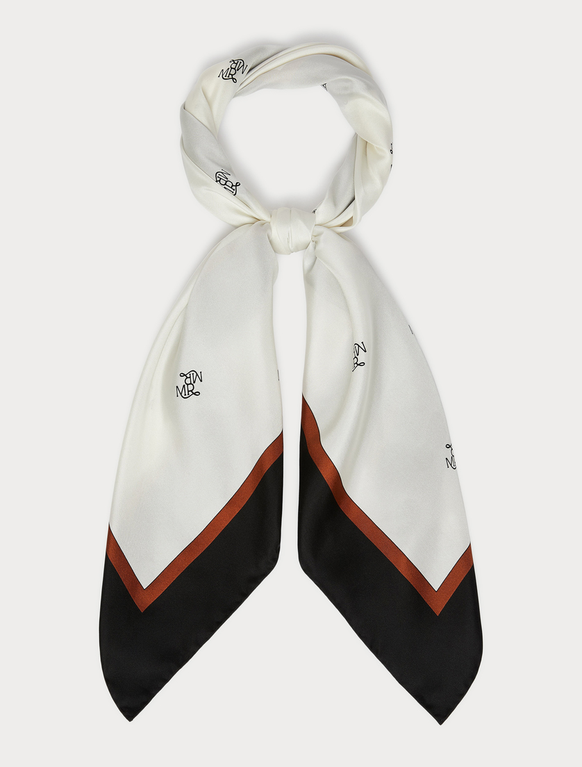 Silk scarf - WHITE - Marina Rinaldi - 3