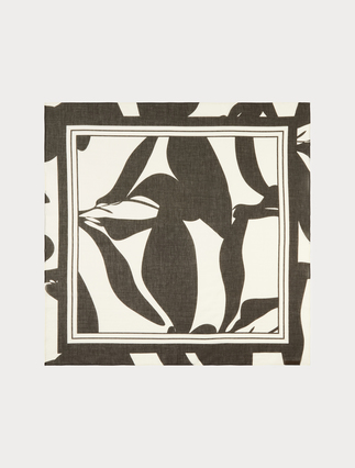 Cotton muslin scarf - Marina Rinaldi