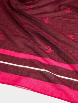 Cotton muslin scarf - Marina Rinaldi