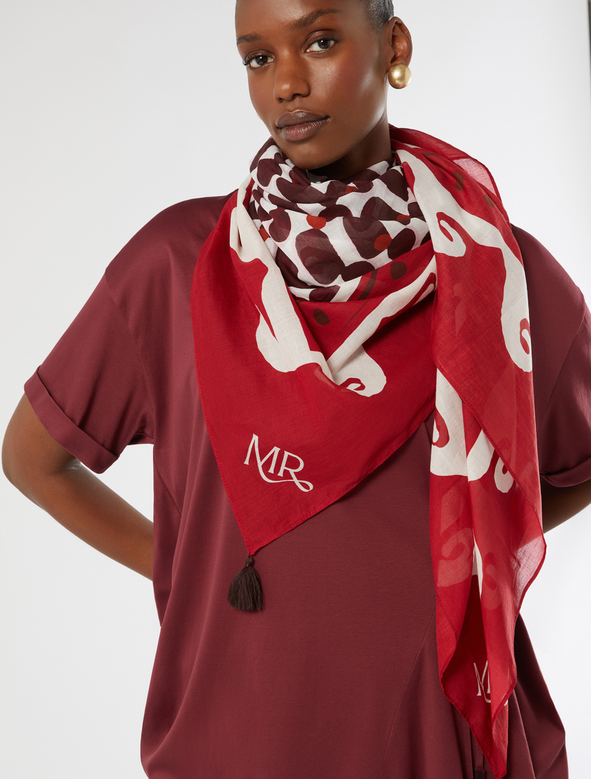 Pareo aus Baumwollmusselin - MALVE - Marina Rinaldi - 3