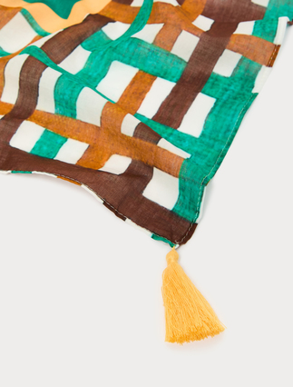 Cotton muslin sarong - Marina Rinaldi