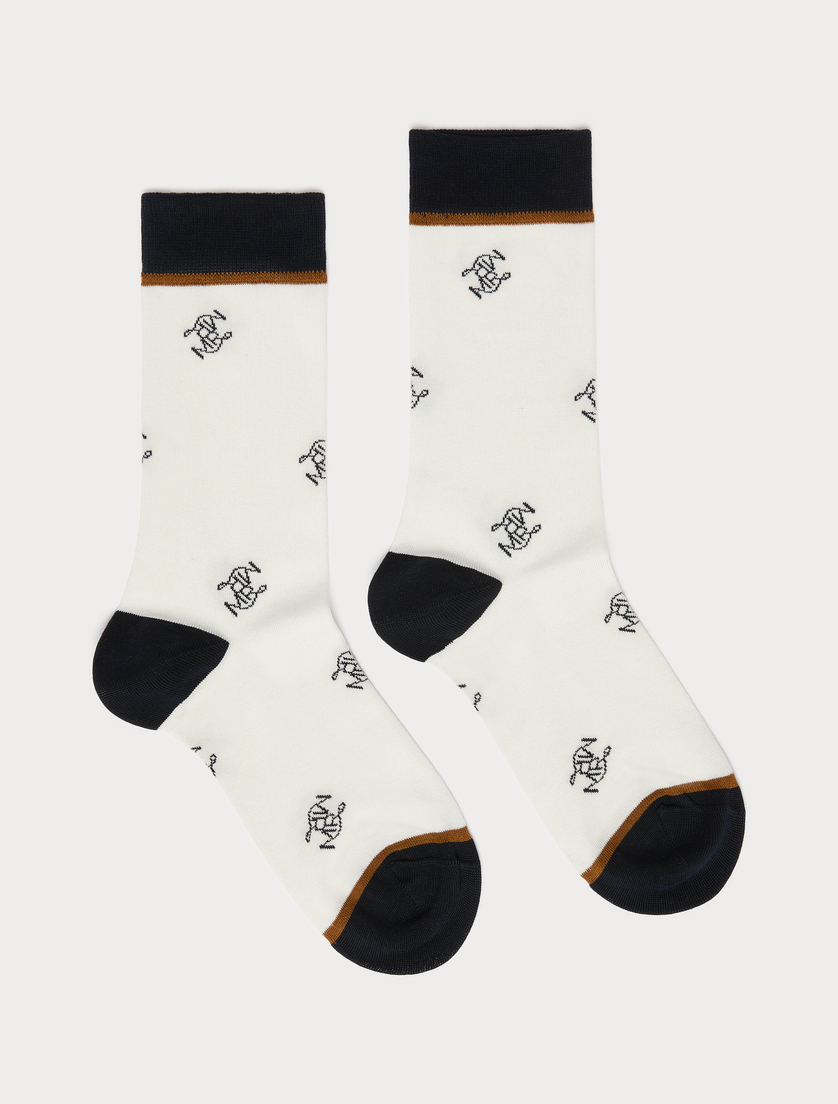 Cotton socks - NAVY - Marina Rinaldi