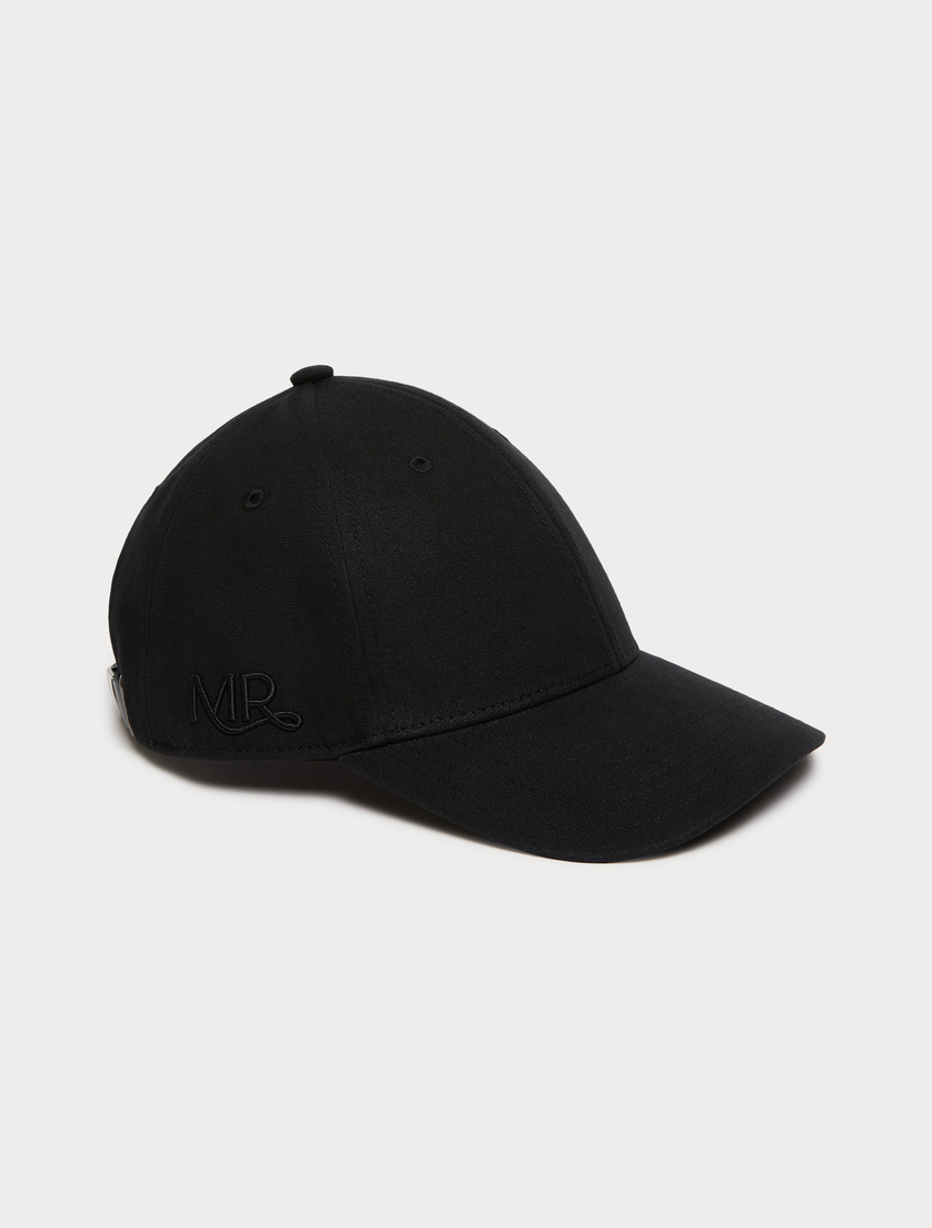 Canvas baseball cap - NAVY - Marina Rinaldi