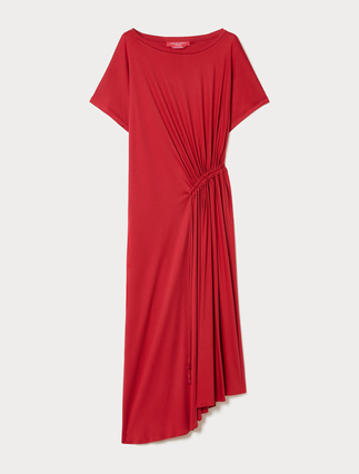 Jersey dress with ruching - Marina Rinaldi