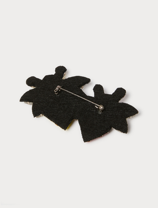 Rhinestone brooches - PINK - Marina Rinaldi - 3