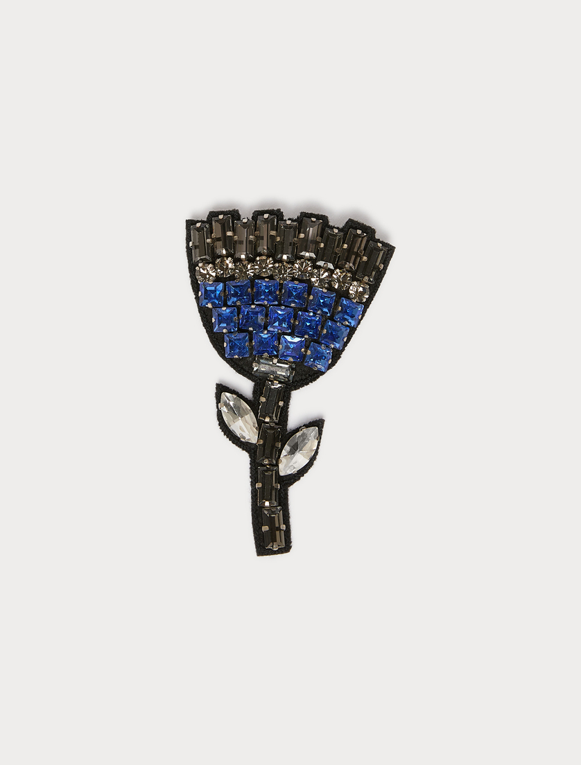 Rhinestone brooches - MIDNIGHTBLUE - Marina Rinaldi