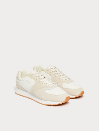 Sneakersy ze skóry - LODOWY - Marina Rinaldi - 2