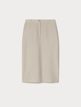 Jersey calf-length skirt - Marina Rinaldi