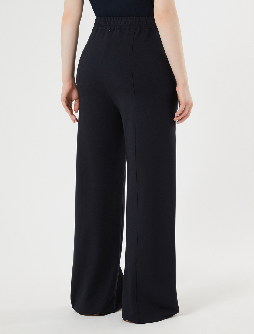 Jersey trousers - MIDNIGHTBLUE - Marina Rinaldi - 4