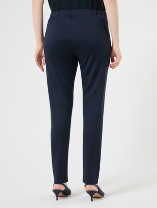 Technical jersey leggings - MIDNIGHTBLUE - Marina Rinaldi - 4