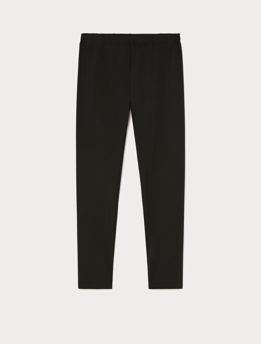 Technical jersey leggings - BLACK - Marina Rinaldi
