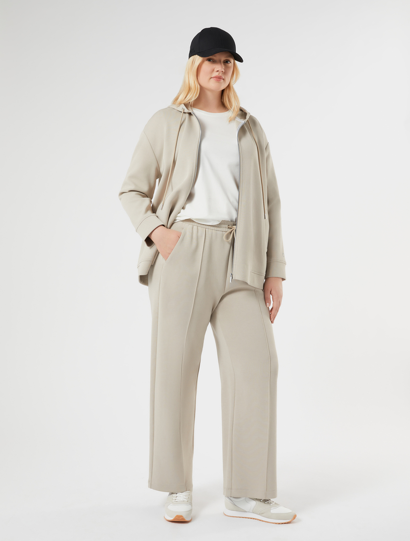 Double-faced jersey trousers - Marina Rinaldi
