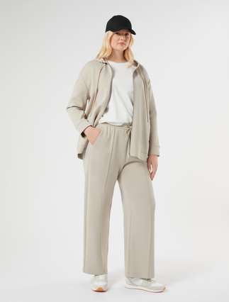 Double-faced jersey trousers - Marina Rinaldi