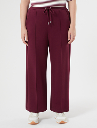 Pantalon en jersey double - BORDEAUX