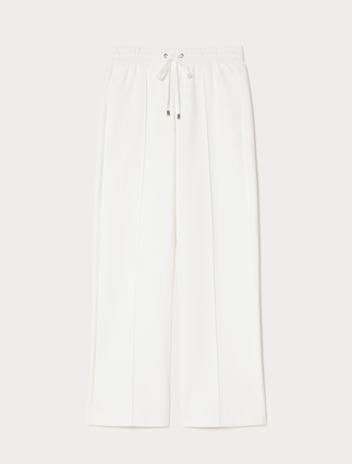 Double-faced cotton-blend jersey trousers - Marina Rinaldi