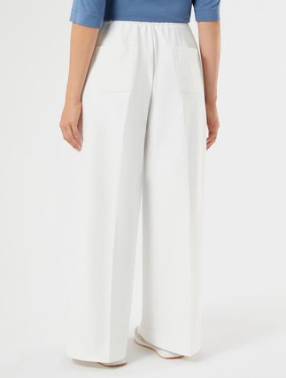 Jersey trousers - IVORY - Marina Rinaldi - 4