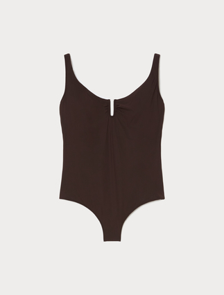 Ring-detail swimsuit - Marina Rinaldi