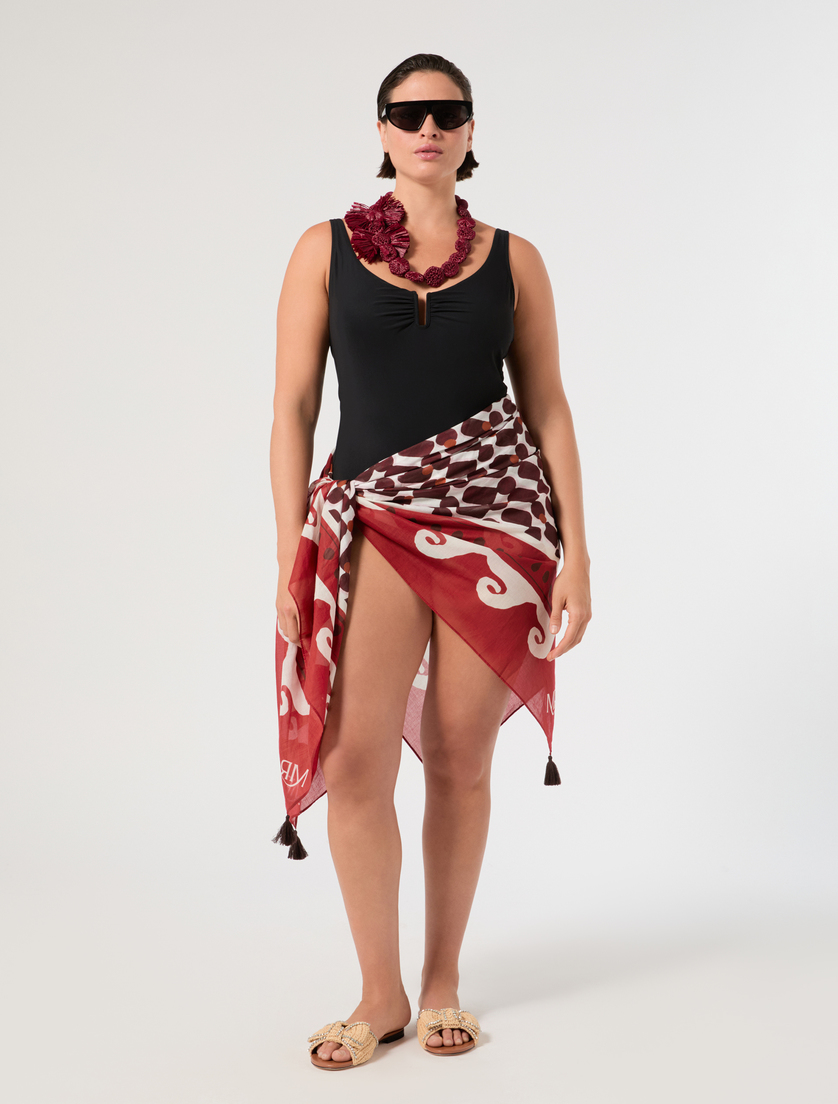 Ring-detail swimsuit - Marina Rinaldi