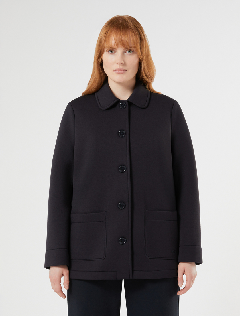 Giaccone in jersey double - BLU NOTTE - Marina Rinaldi - 3