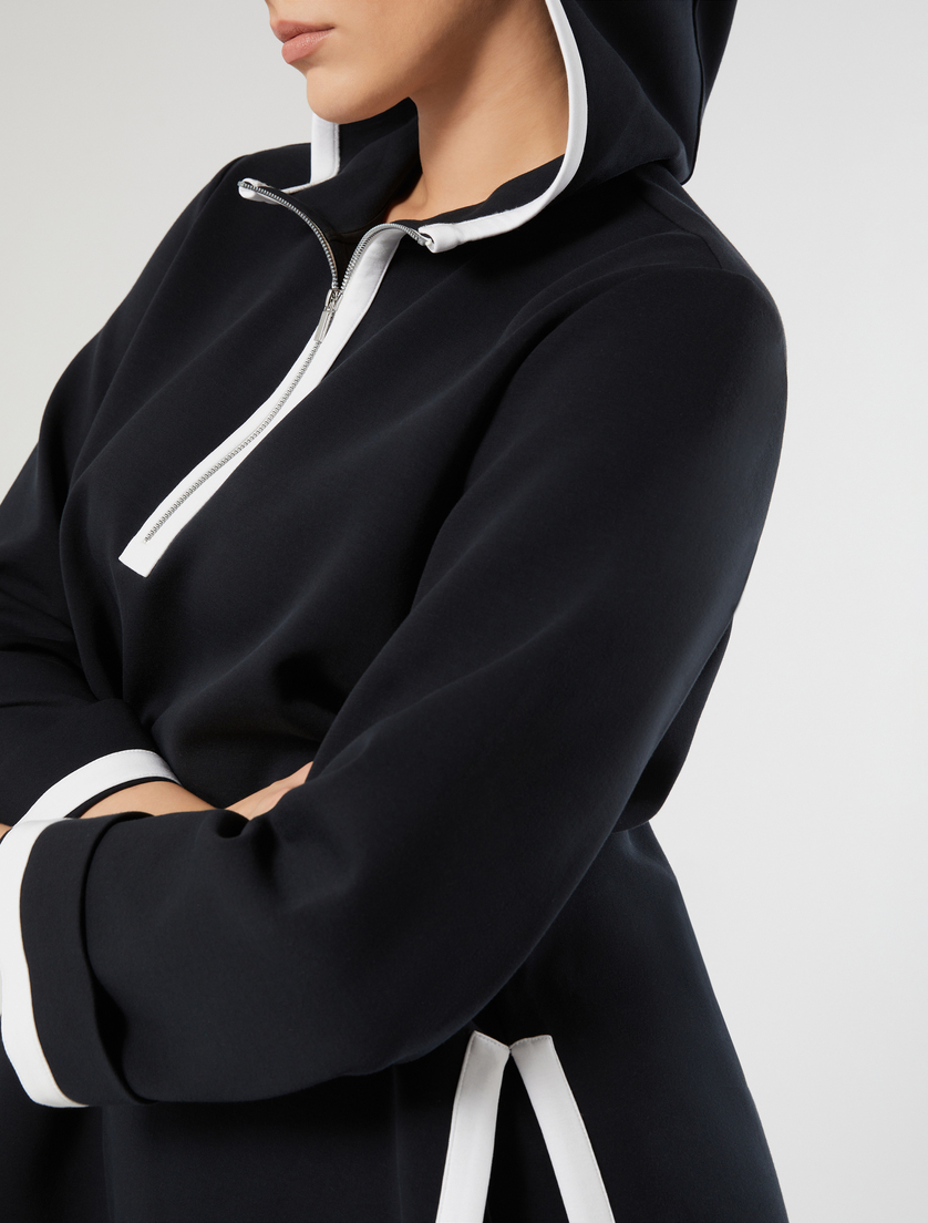 Felpa in jersey double - BLU NOTTE - Marina Rinaldi - 5