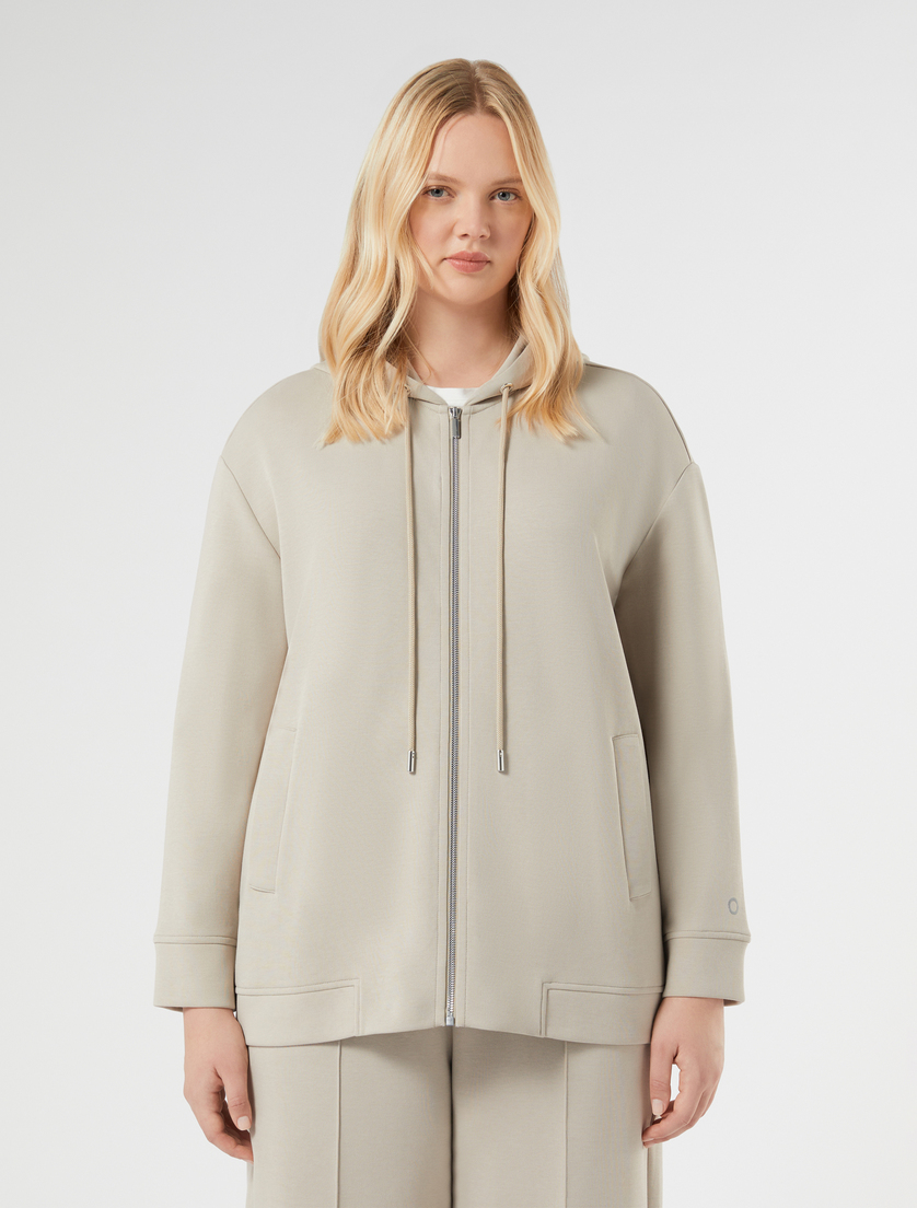 Veste en jersey double - GRIS TOURTERELLE - Marina Rinaldi - 3