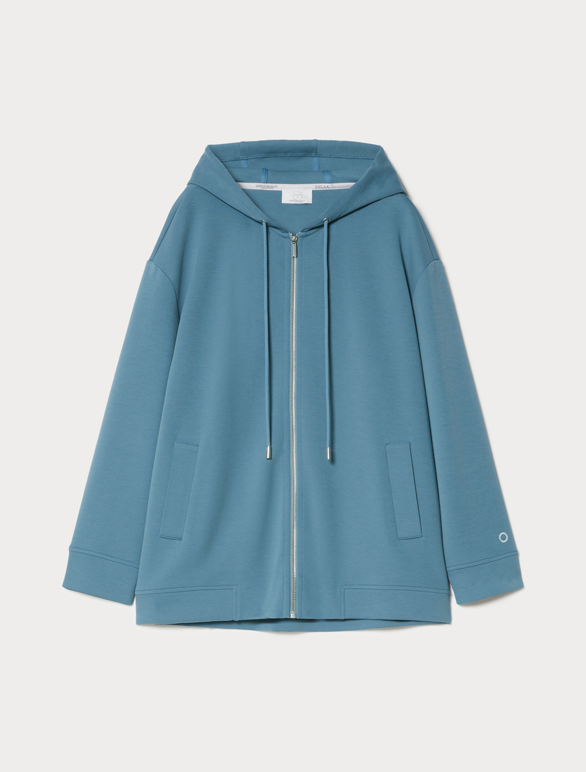 Veste en jersey double - GRIS BLEU - Marina Rinaldi