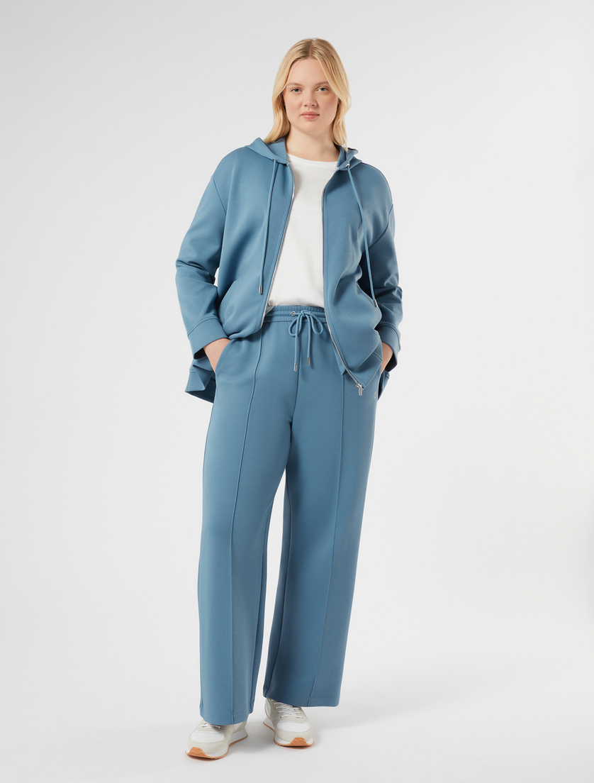 Veste en jersey double - GRIS BLEU - Marina Rinaldi - 2