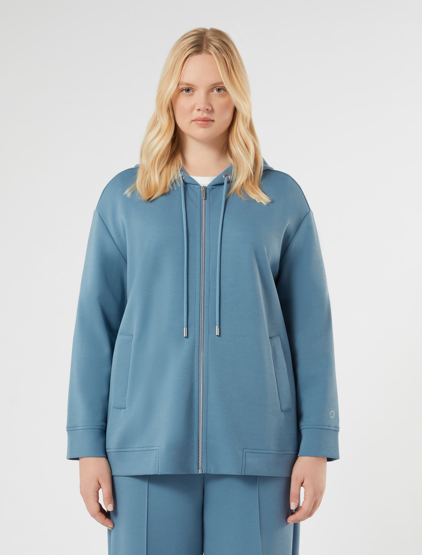 Veste en jersey double - GRIS BLEU - Marina Rinaldi - 3