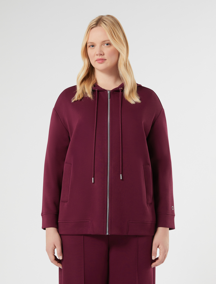 Veste en jersey double - BORDEAUX - Marina Rinaldi - 3