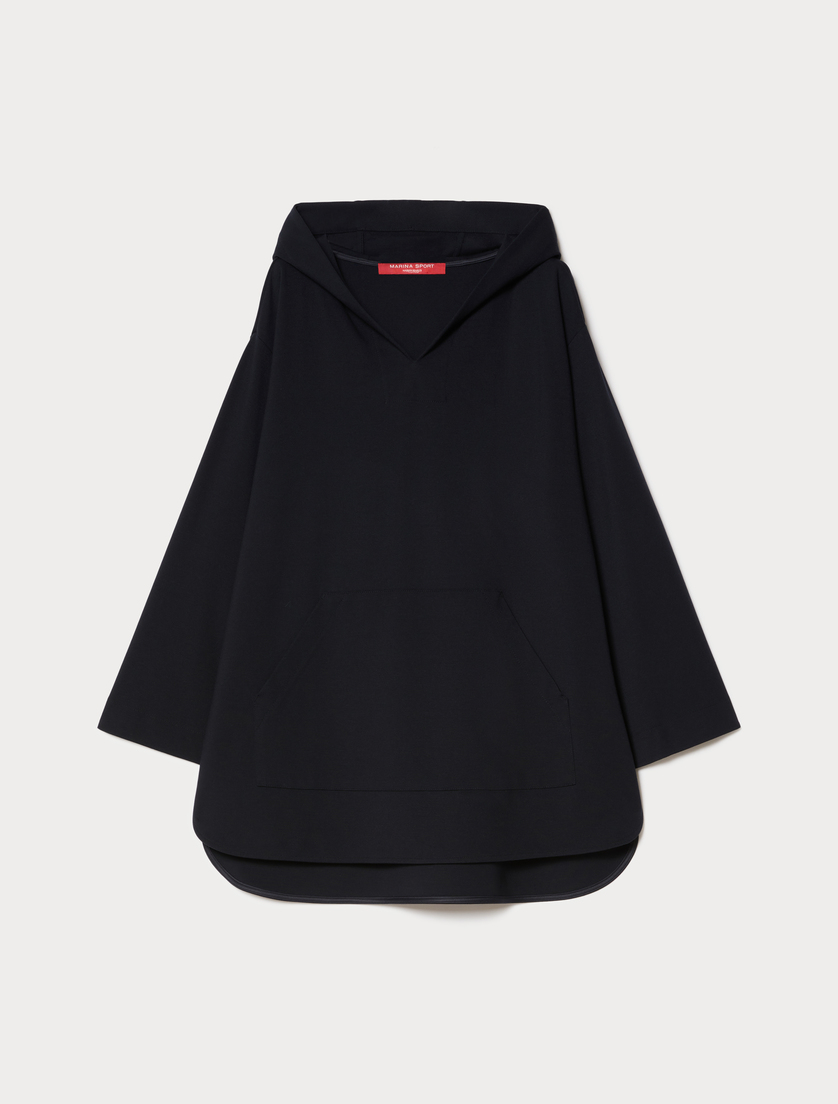 Sweat-shirt stretch au point Milano - BLEU NUIT - Marina Rinaldi