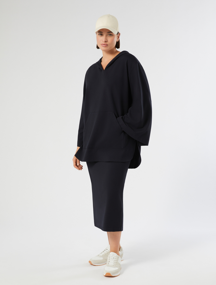 Sweat-shirt stretch au point Milano - Marina Rinaldi