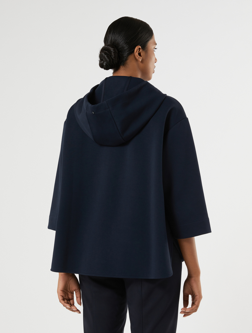 Giacca in jersey - BLU - Marina Rinaldi - 4