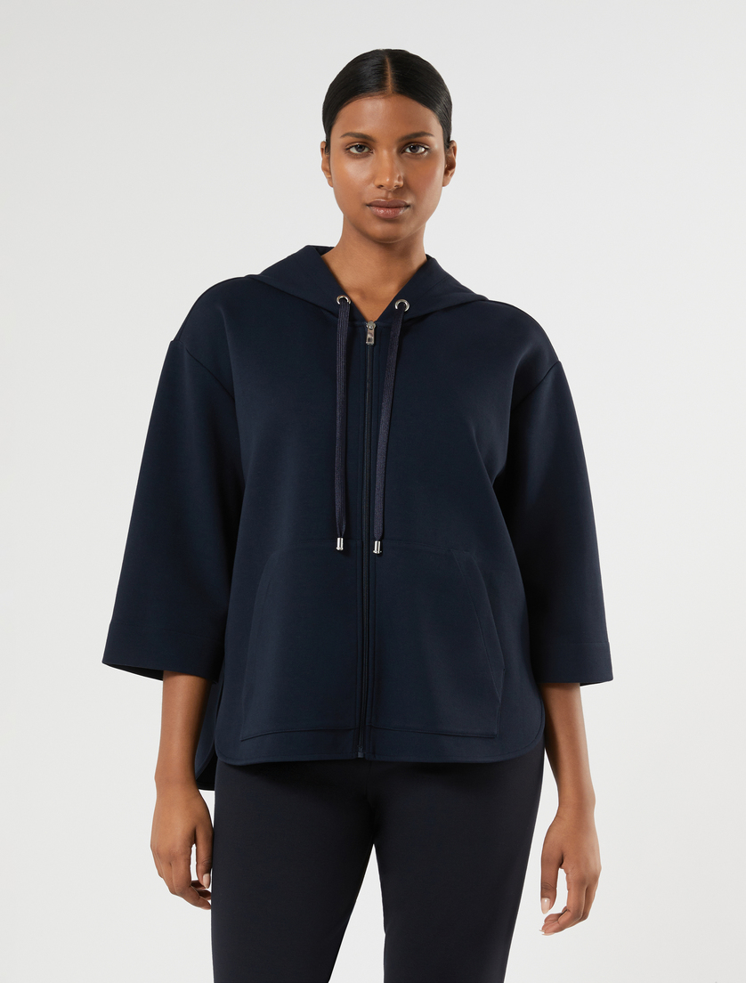 Giacca in jersey - BLU - Marina Rinaldi - 3