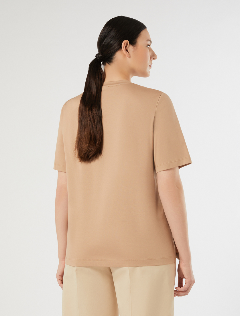Cotton jersey T-shirt - EARTH - Marina Rinaldi - 4